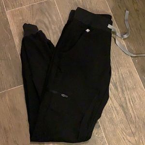 XXS Black FIGS scrub Zamora joggers